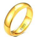 SSA 925 Silver Plated Adjustable Couple Ring Cincin Berpasangan boleh laras Wedding Engagement. 