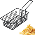 Online Karachi French Fries Basket -Small Cube/Fast Food Holder, Potato Food Bucket French Fries Basket, French Fries Basket, Food Bucket Snack Potato Chips Barrel Container. 