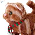 Electronic Plush Cat Toy Robot Cat Plush Toy for Kids Boys Girls Children. 