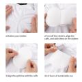 50pcs White Underarm Pads Dress Clothing Perspiration Deodorant Pads Women Men Armpit Care Sweat Absorbent Pads Deodorant. 