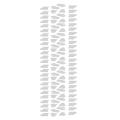 8"x 23" Car Vinyl Hood Body Side Tire Tread Decal Sticker Graphic Truck SUV Auto White NEW. 