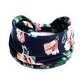 Nieuwe Boho Katoen Brede Hoofdband Voor Vrouwen Cashew Leopard Bloem Tulband Headwrap Knoop Haarband Bandana Meisjes Haar Accessoires. 