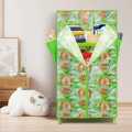 Attractive Folding Cloth Almirah For Kids And Infants Wardrobe 3 Shelves. 