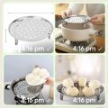 Steamer Stand Steamer Pot Stand Steamer Rack 9" inch Stainless Steel Steamer Steaming Tray Kitchen Home. 