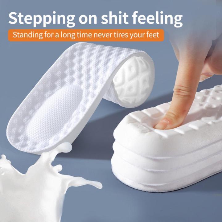 Sport Insoles For Shoes Pu Sole Deodorant Breathable Cushion Running Feet Men Women Orthopedic Care