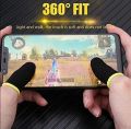 Finger Sleeves for PUBG Mobile Gaming with Sensitive Touch Finger Sleeve  (Pack of 2) Breathable Game Controller Finger Sleeve For PUBG Sweat Proof Non-Scratch Touch Screen Gaming Thumb Gloves Best For Free Fire - Fortnite - Call Of Duty - PUBG Mobile. 
