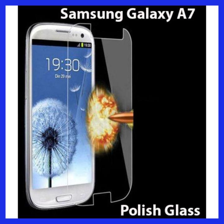 Samsung A7 2016 High-Quality Polish Screen Tempered Glass Protector Ultimate Clarity For Samsung A7 2016