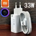 Original 33W Turbo Charger For Xiaomi & Redmi | Quick Charge with USB-A QC 3.0 Support | Universal Fast Wall Adapter + Cable For Smartphones, Tablets And Gadgets | Fast Charger For Poco X3 NFC F2 Pro Mi 10t 5g Redmi K40 K30 Note 9 10 11 Pad 5. 