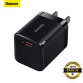 Baseus 30W USB C Charger, GaN3 mini Type C Fast Power Adapter with Foldable Plug, for iPhone 15 Pro/Pro Max/14/13, Galaxy S23 Ultra, Google Pixel 7 Pro/6, MacBook Air, iPad Pro. 