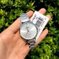 Original Casio - LTP-VT01D-7BUDF - Stainless Steel Wrist Watch for Women. 