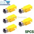 TT Motor single Shaft DC 3V-6V Gear Motor for Smart Car Robot Arduino DIY. 