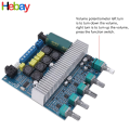 2.1 Channel Audio Stereo Equalizer Bluetooth Hifi Power Subwoofer Amplifier Board Tpa3116d2. 