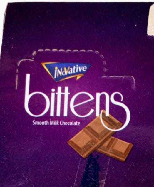 Bitten Innovative smooth milk chocolate box ( pack 6 pieces)