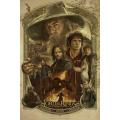 Lord of the Rings Movie Posters Movies 2.0 Vinyl Paper Quotes Vintage Enthusiasts Posters Home Room Art Painting Wall Poster. 