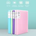 A4 Transparent Folder Documents Loose-Leaf Notes Book Student Test Papers Organize And Store School Large-Capacity Stationery. 