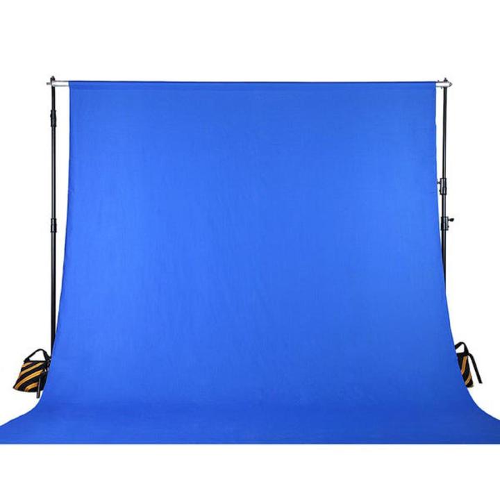 Dark Blue Chroma Key Studio Backdrop Video Photo Background Removing Sheet 10 ft x 5 ft