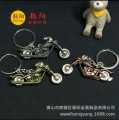 [New Arrival] Metal Bike Motorcycle Keychain Rust-free Zinc Alloy Movable Tires For Key Holders Key Rings Men Boys Car Bike. 