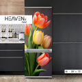 Fridge Sticker Wrap, Vinyl PVC, Door Wrap, Self-adhesive, Waterproof, PVC by Elegant Decore. 