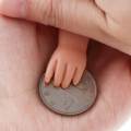Gag Toys Practical Jokes Prank Joke Close-up Performance Coins Disappear Small Hand The Little Hand Little Doll Hand Props. 
