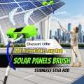 Solar Panel Cleaning Brush – 20ft Extendable Rod for Easy and Efficient Cleaning. 