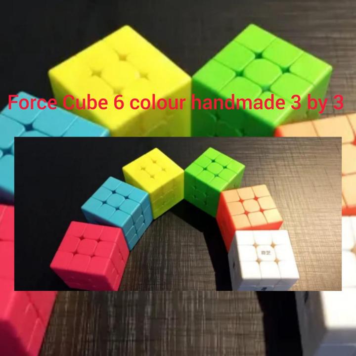 Best Budget Cube Force Cube 3 By 3 One Colour 6 Pcs Handmade