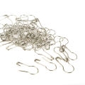 Imported Coil Less Colorful Safety Pins For Women Muslim Hijab Scarf (200 | 150 | 100 | 50 | 25 Pcs)-Bulb Pin-Clothing Tag-Loop Hijab Scarf Pins-Colorful Safety Pins Black Silver Golden Multi. 