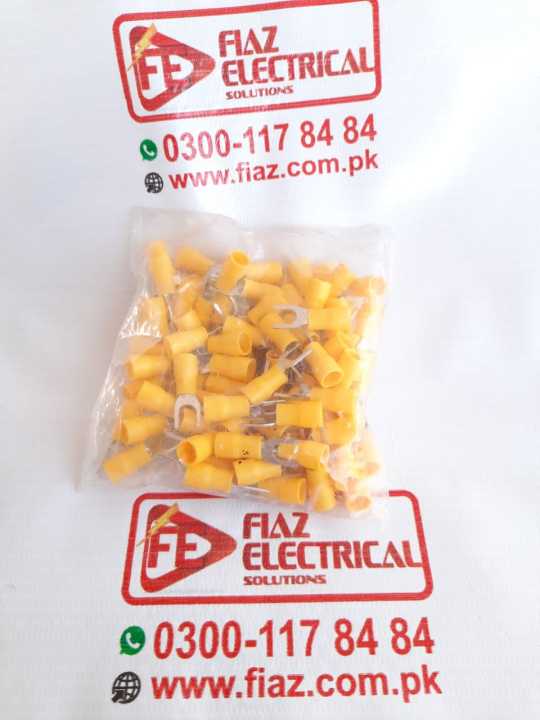 Thimble 4mm yellow color O , I , U type Qty 100 pc