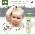 WBM Baby Care 3 in 1 Shampoo Conditioner And Body Wash - 300 ML - Baby Shampoo Set - Baby Shampoo and Body Wash - Baby Shampoo Kit - Baby Shampoo Gift Set - Baby Shampoo and Conditioner -. 