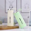 Nice Glass Bottle Water Mini Flask Bottle With Vaccum Flask And Loop Temperature Resistant, For Hot & Cold Water, Milk, Lassi, Juice,smoothie, Detox Water 400ml (random Colors). 