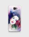 Cover For Samsung A520 A5 2017 Soft Girl Face Print -1cover2817. 