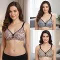 Women’s Push-Up Padded Bra, Soft & Comfort, Back Closure, Multicolor. 