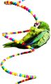 Colourful Rotate Ladder Toy for Bird Parrot Budgie Parakeet Cockatiel Conure Lovebird Finch Canary Cockatoo African Grey Amazon Cage Perch Stand. 