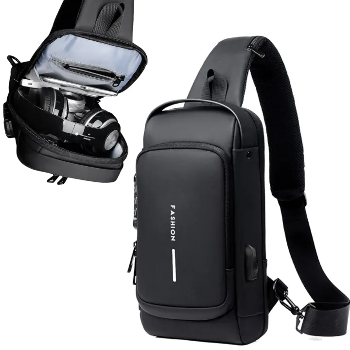Bagzillas:%20Top%20Ranked%20Men's%20Anti%20theft%20Waterproof%20Cross%20body%20Bag%20For%20Girls%20Cross%20Body%20Bag%20For%20Men%20Chest%20Shoulder%20Messenger%20Backpack%20USB%20Port%20With%20Num%20Lock%20Crossbody%20Bag%20-%20Image%202
