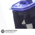 Elianware 1.5 Ltr Fridge Handy Cool Tumbler [BPA Free] Water Bottle with Pouch Bag. 