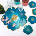 Sakura Tea Tray Coaster Silicone Mold For DIY For Epoxy Resin Molds Making Tools Encounter. 