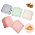 1PC Plastic Sandwich Container with Lid Reusable Food Storage Lunch Box-Angelia. 