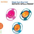 Magic Gyro Bowl 360 Rotate Spill-Proof Infants Toddler Baby Kids Training Feeding 360° Degree Rotatable Rotation Spill-Resistant Gyroscopic Children Rotary Balance Food Grade Children's Tableware Universal Practical Design Dishes Eating Bowls Learning. 