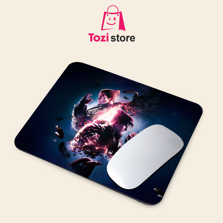 Gaming Mouse Pad Premium  8" x 6.5  Thick Non-Slip Rubber Base, Smooth Cloth Surface for Precision Control - Tozistore