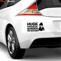 【Universal Car Parts Store】Three FTZ-26# 20x10.9cm Huge Financial Burden on Board Funny Baby Carlos Vinyl car Sticker|Cars Vans. 