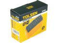 Tolsen 36 Pcs 6mm Steel Letter & Number Punch Sets -27 Pcs Steel Letter Punch ,9 Pcs  Steel Number Punch Set. 
