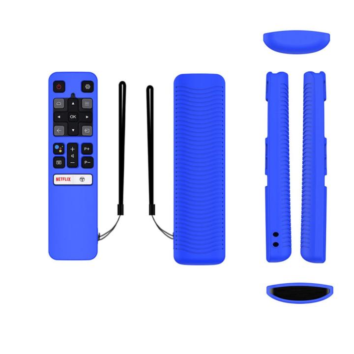 Slway Voice TV Silicone Remote Control Cover RC802V FMR1 FNR1 For TCL LCD TV 55P8S 55EP680 Ready Stock