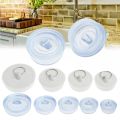 Rubber Bathroom Supplies Washroom Kitchen Leakage-proof Sewer Water Sink Plug Bathtub Stopper Drain Cover. 