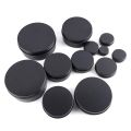 5/10/15/20/30/50/60/80/100/150/200/250Ml Black Empty Round Aluminum Box Metal Tin Cans Cosmetic Cream DIY Refillable 1PC. 