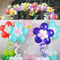 Flower Shape Balloon Clip Happy Birthday Decoration Birthday accessories Balloons for Birthday , Anniversary , Engagement , Bridal Shower and Baby Shower Decoration For birthday balloons Happy Birthday Decoration (Pack of 4). 