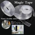 Day2day Mall 5 Meter Nano Transparent No Trace Acrylic Waterproof Reusable Double Sided Adhesive Tape. 