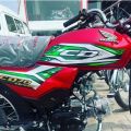 HONDA 70cc tanki/tapy stickers set. 