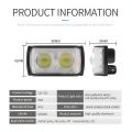 1 Pcs Bike Light Dual Lens Projector Driving LED Fog Work Light 4 Color Light Dolphin Projector Spotlight For Bike Car Jeeps White Yellow Mix Flash Bar Light. 