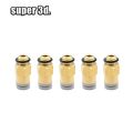 5pcs Pneumatic Connectors SMC Remote type J-head Bowden 1.75mm PTFE Tube  Parts Quick Coupler Fittings Hotend Part. 