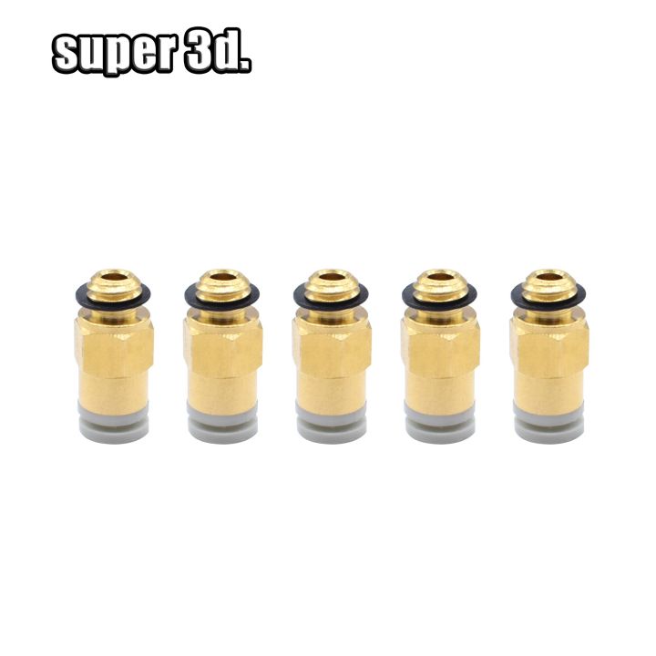 5pcs Pneumatic Connectors SMC Remote type J-head Bowden 1.75mm PTFE Tube  Parts Quick Coupler Fittings Hotend Part