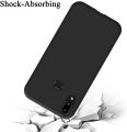 SAMSUNG A10S Matte Black Soft Silicon TPU Back Cover Case. 